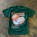 Atthemoment Coconut T Shirt Green (1)