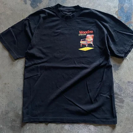 Atthemoment Wooden Armchair T Shirt Black (1)