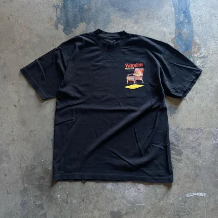 Atthemoment Wooden Armchair T Shirt Black (2)
