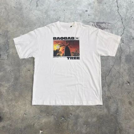 Atthemoment Men’s Cream T Shirt (1)